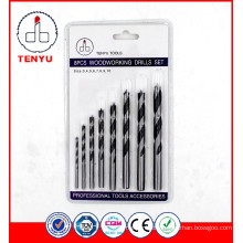 8PCS carbide drill bit set for wood with blister card